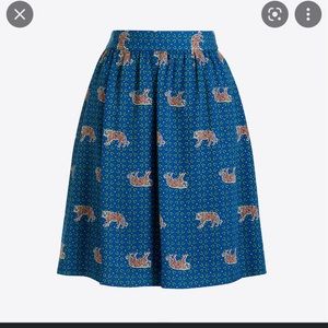 Jcrew Factory tiger skirt